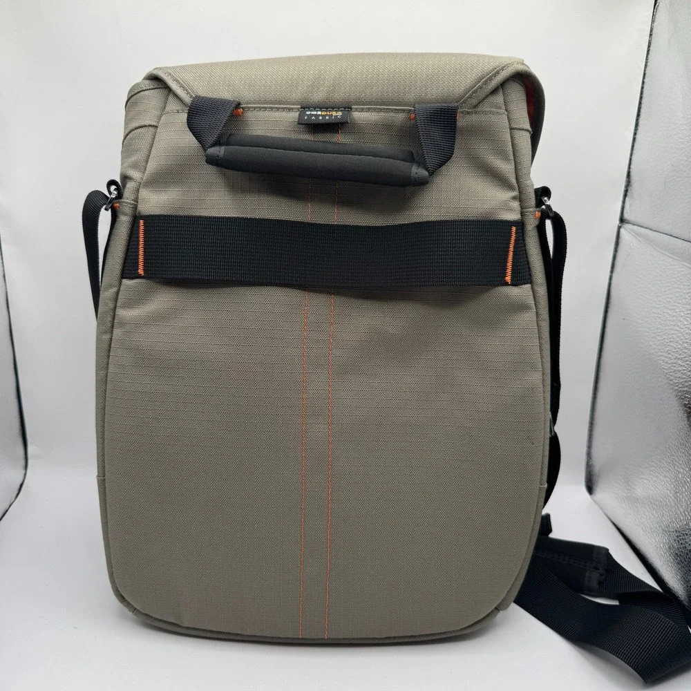 Boyt Messenger‎ Bag Unisex Large Tan Orange Cordura Laptop Shoulder Travel Bag